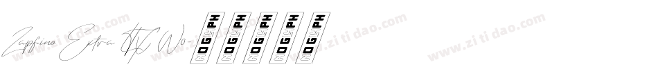 Zapfino Extra LTX W0字体转换
